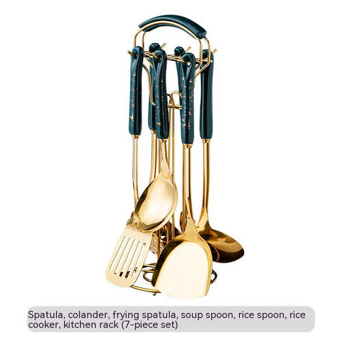 7-Piece Kitchen Utensil Set – Premium Cooking Tools with Rack