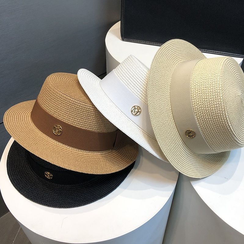 Women's Wide Brim Straw Hat – French Style Sun Hat