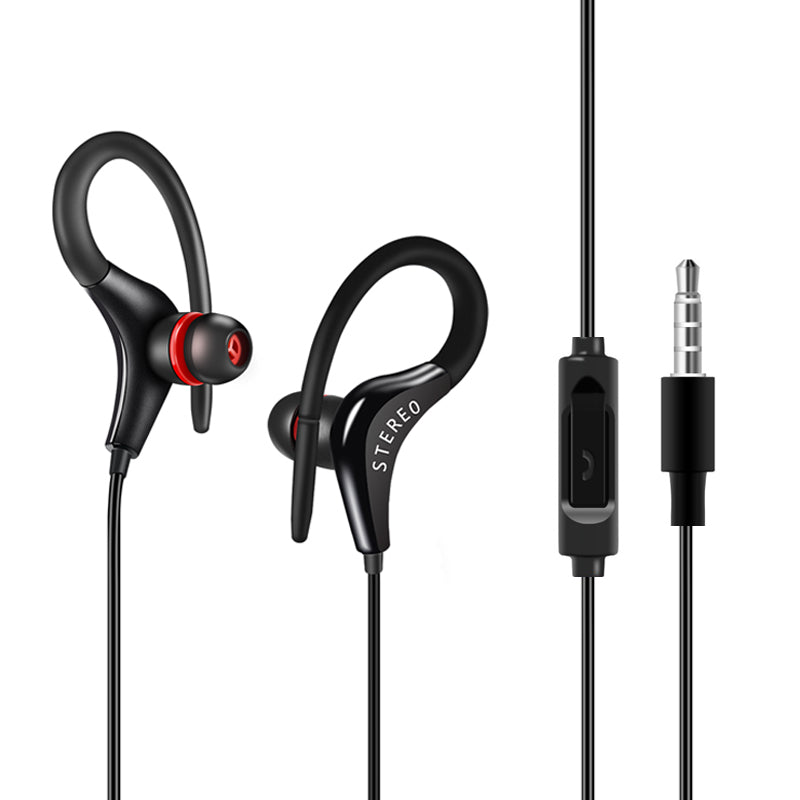 Sports In-Ear Headphones with Microphone – 3.5mm