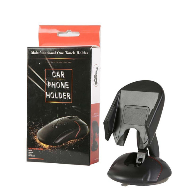 Car Phone Holder – Mouse Shape, Suction Cup, 56–95mm
