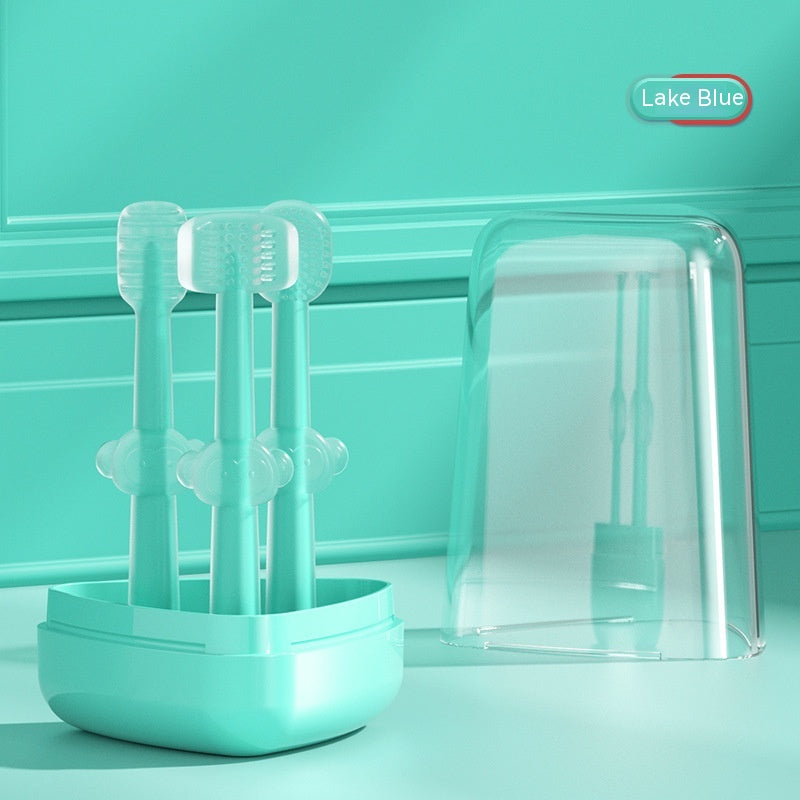 Newborn Oral Cleaner Set – 3-Piece Silicone Kit