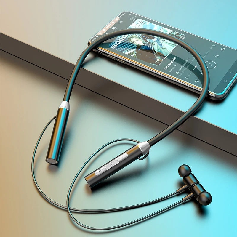 Bluetooth 5.0 Neckband Earphones – Wireless, Sport