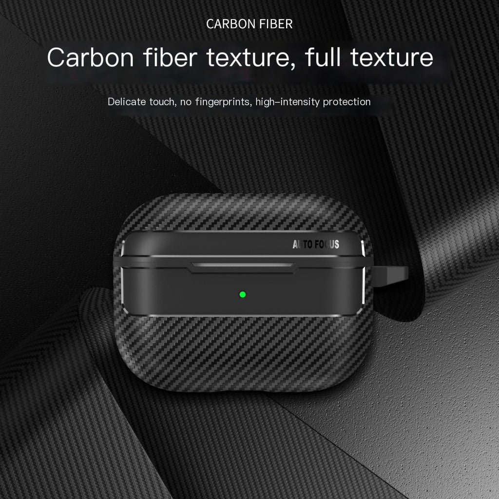 AirPods Case – Carbon Fiber TPU, Fits AirPods 1/2/3/Pro/Pro2
