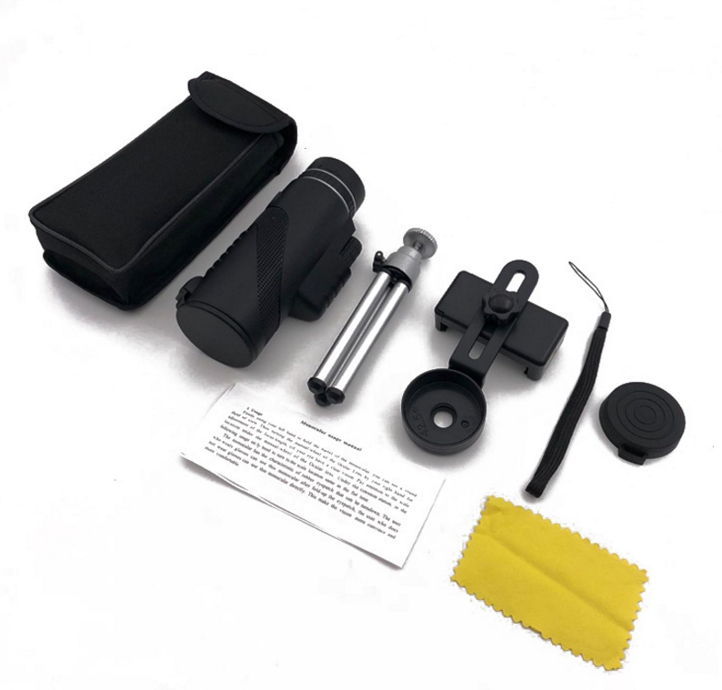 40X HD Telescope with Phone Mount