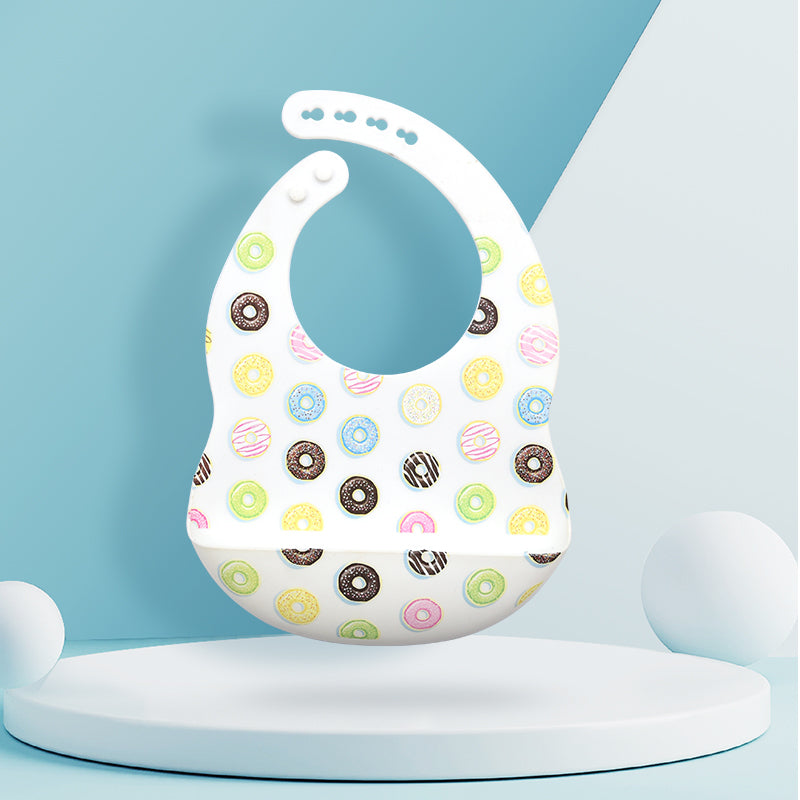 Silicone Baby Feeding Bib – Waterproof with Pocket