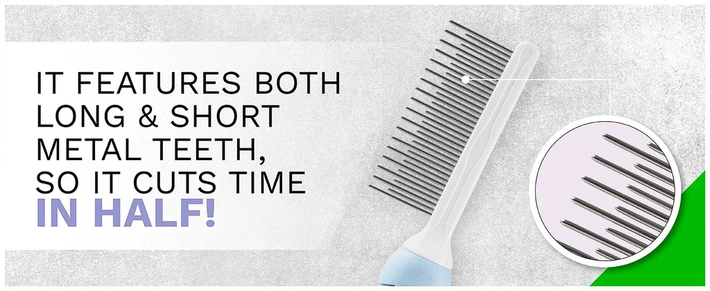 Pet Grooming Needle Comb – Detangling Fur Brush