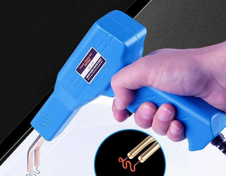 Automotive Plastic Bumper Repair Welding Gun | 50W Fast Heat | Blue, Black & Red