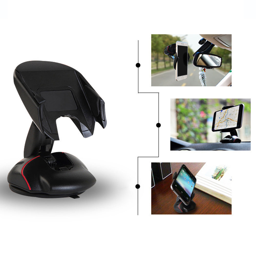 Car Phone Holder – Mouse Shape, Suction Cup, 56–95mm