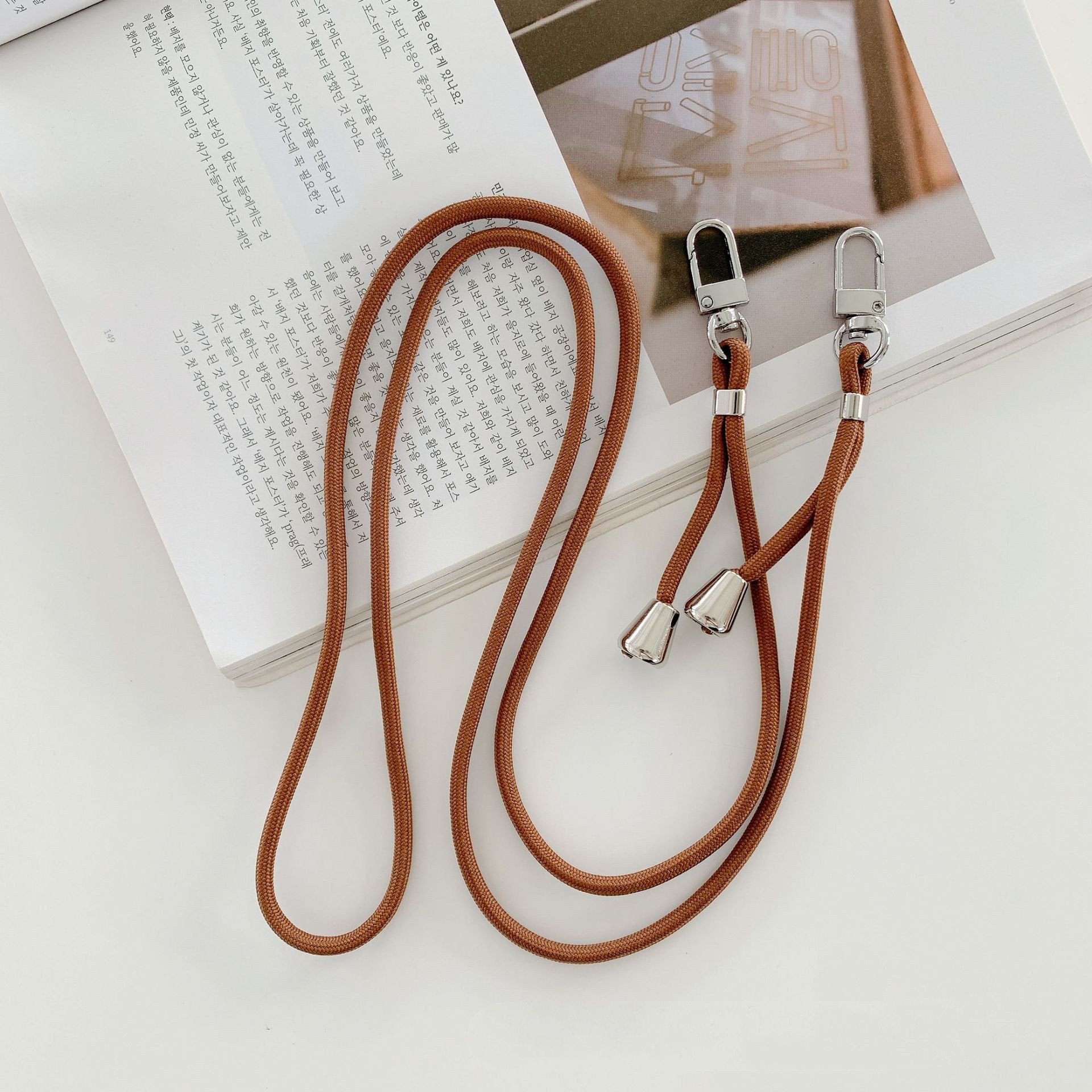 Mirror iPhone Case – Electroplated TPU with Chain & Lanyard