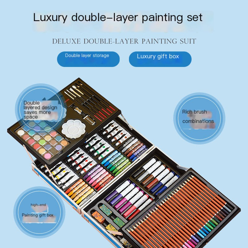 Kids Art Set with Watercolor Pens for School Girls