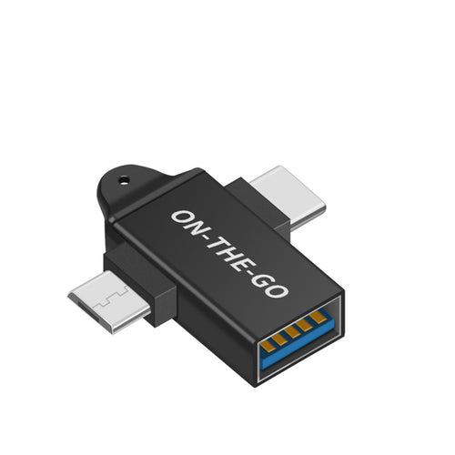 3-in-1 OTG Adapter – Apple, Android & Type-C Compatible