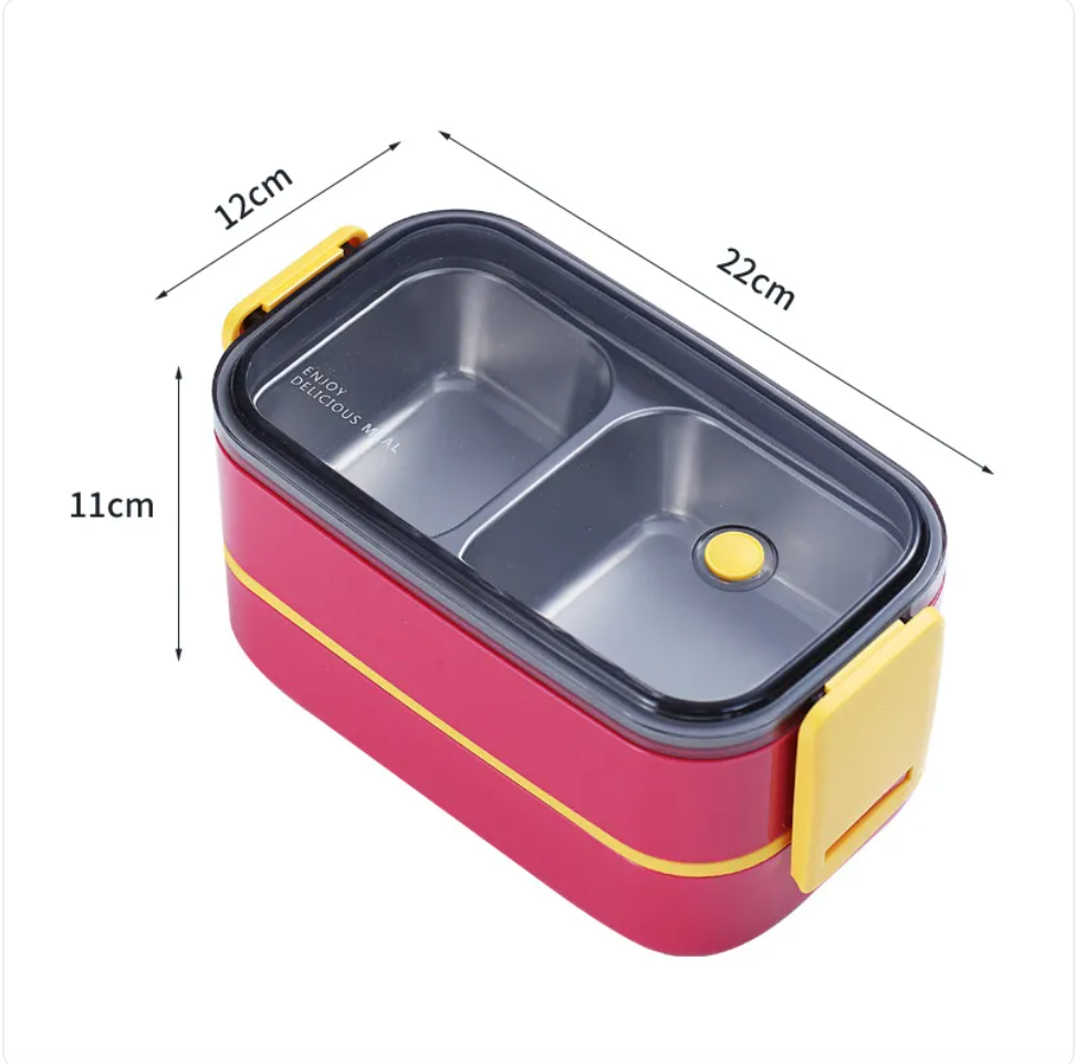 Stainless Steel Lunch Box – Single & Double Layer Meal Prep Container