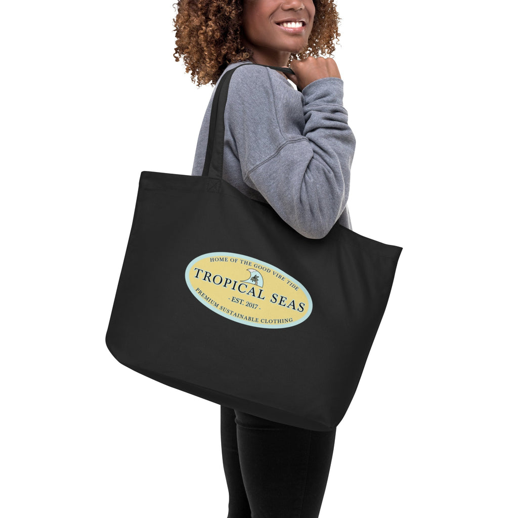 Large Organic Cotton Tote Bag – Reusable