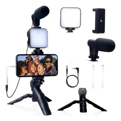 Desktop Ring Fill Light with Microphone – LED