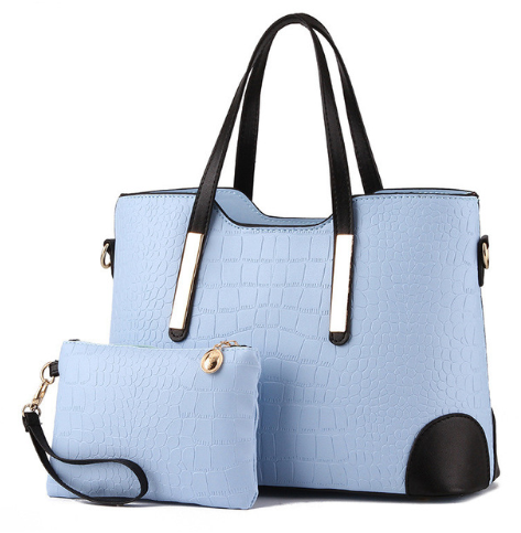 Chic Duo-Mode Colorblock Bag