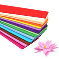 DIY Colored Crepe Paper for Crafting Rose Flowers