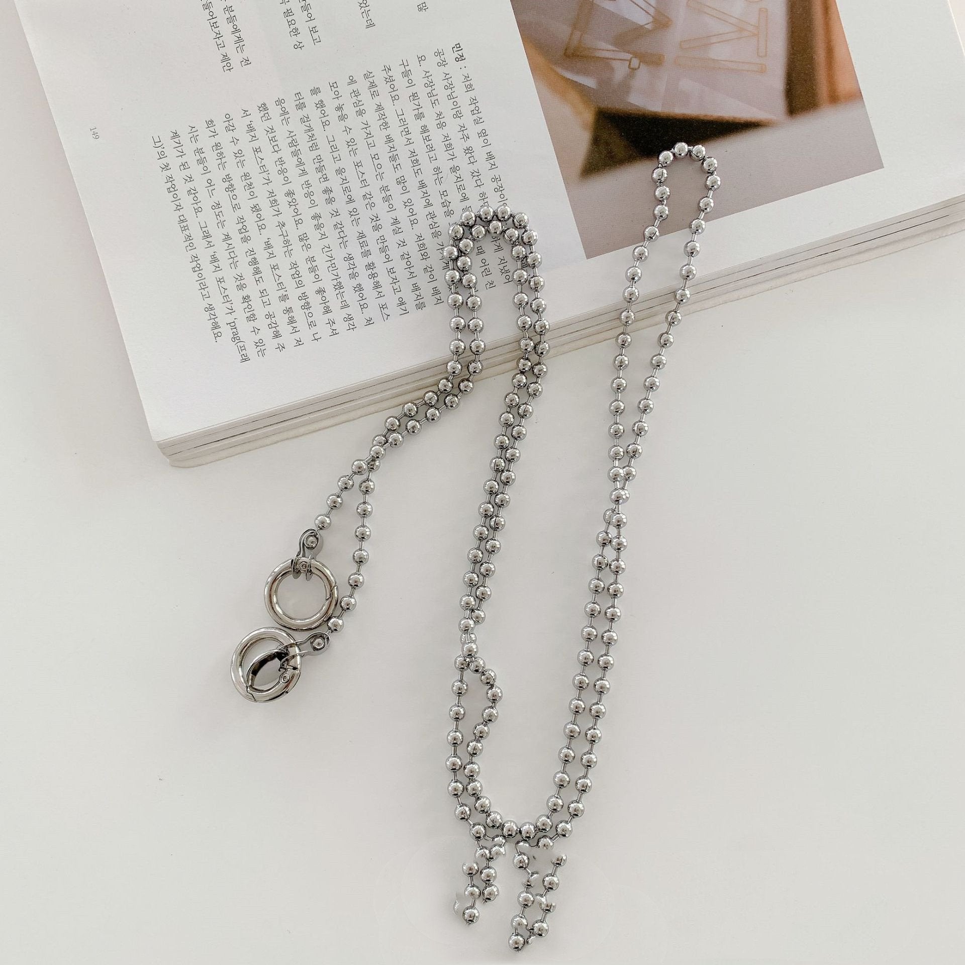 Mirror iPhone Case – Electroplated TPU with Chain & Lanyard