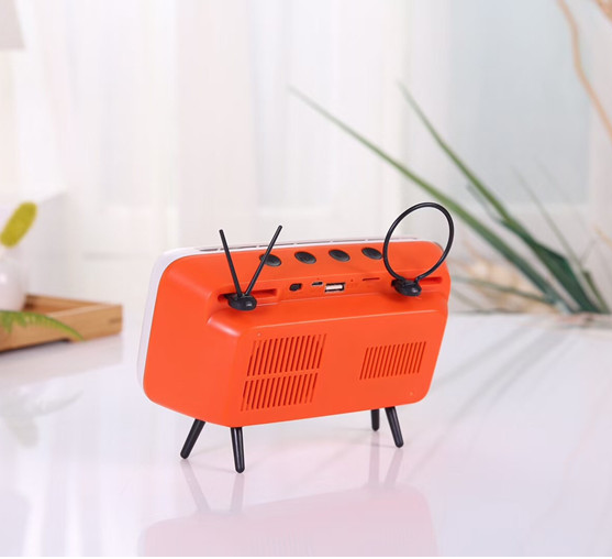 PTH800 Retro TV Phone Stand – Bluetooth Speaker, 4 Colors