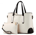 Chic Duo-Mode Colorblock Bag