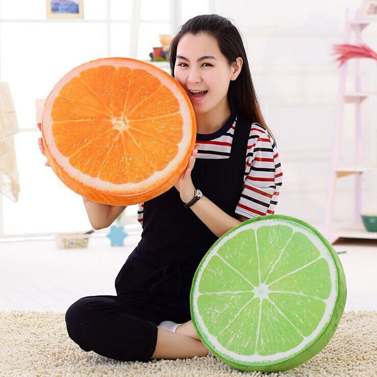 Fruity Fun 3D Plush Cushion