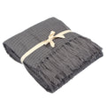 Elegant Fringed Throw Blanket