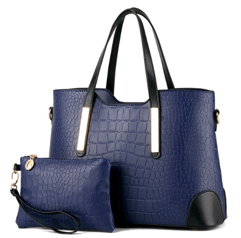 Chic Duo-Mode Colorblock Bag