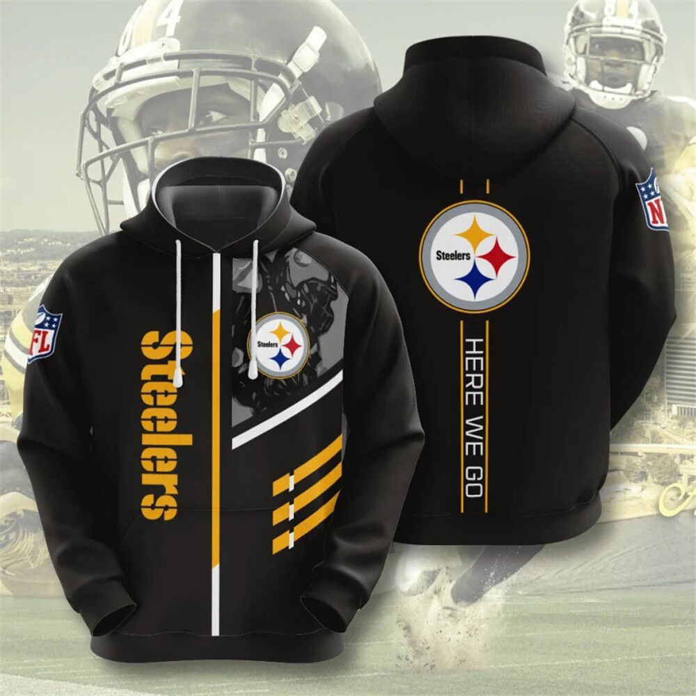 NFL 3D Digital Print Hoodie – Men's Loose Fit