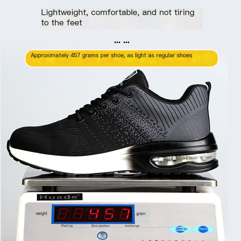 Men's Steel Toe Safety Shoes | Anti-Puncture, Slip-Resistant Work Boots
