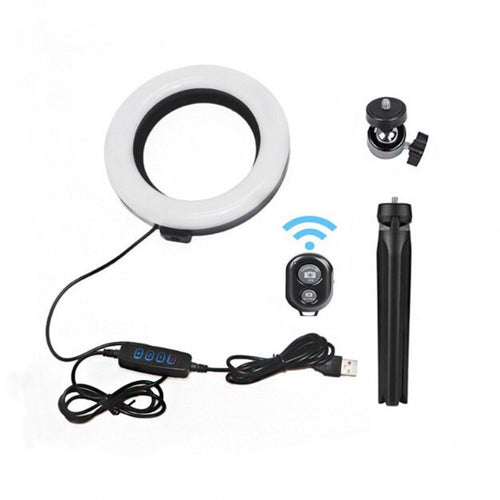 16CM Desktop Ring Light – 6 Inch LED Selfie Light for Live Streaming, Makeup & Content Creation