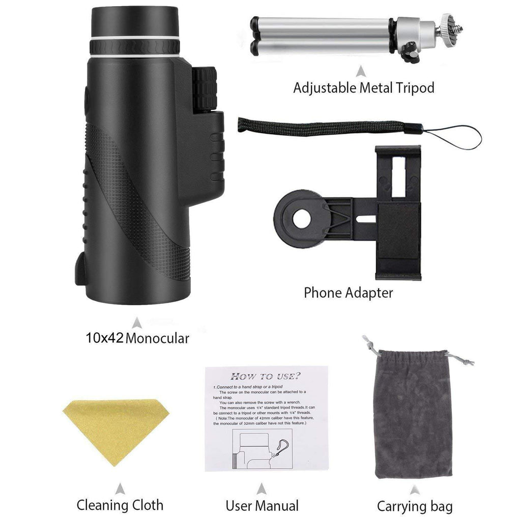 40X HD Telescope with Phone Mount