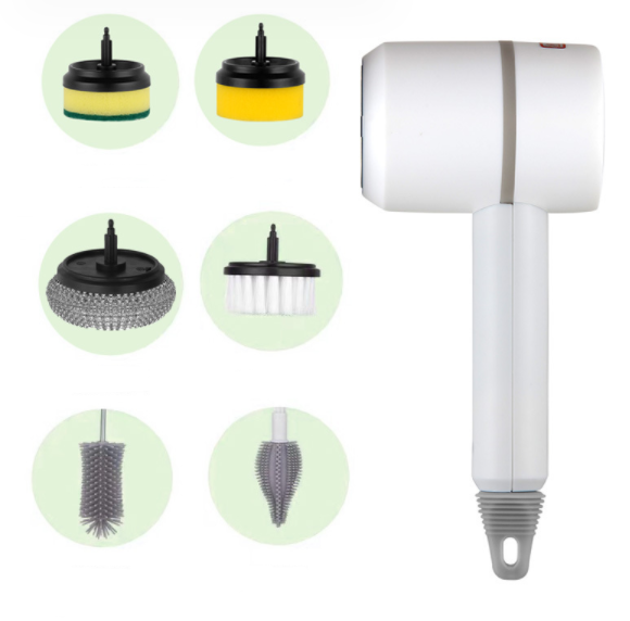 Electric Scrub Brush – Multiple Brush Heads