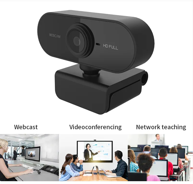 1080P Rotatable Security Camera – Night Vision, Built-in Mic