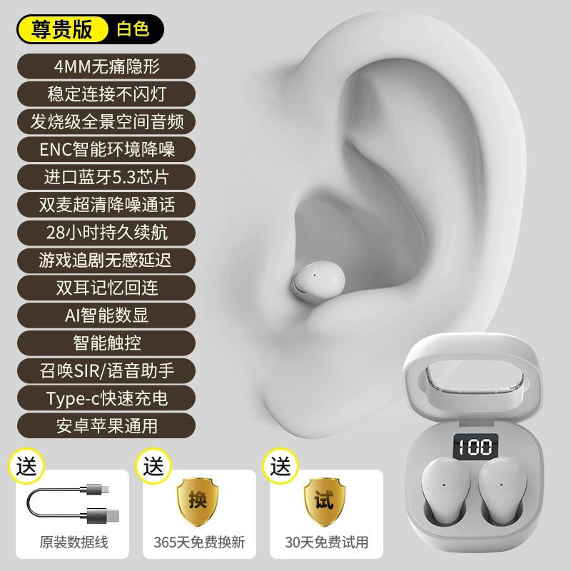 Mini Invisible Wireless Earbuds – Bluetooth 5.3