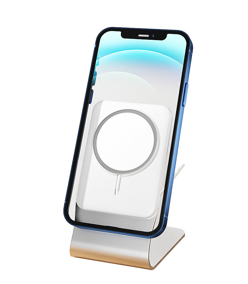 Wireless Charging Stand – Aluminum Desktop Phone Charger for iPhone & Android