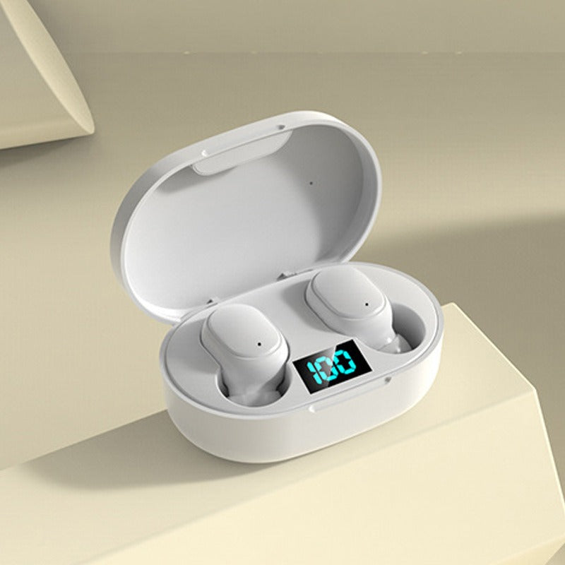 TWS E6S Bluetooth Earphones – Wireless, Mic, 5 Colors