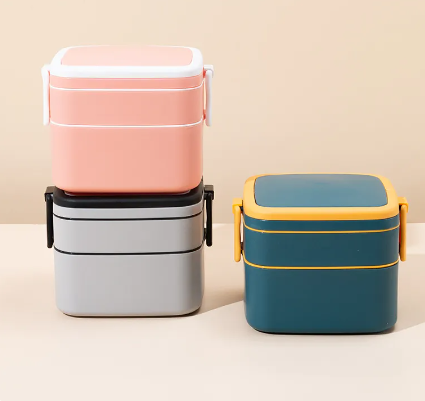 Compact Dual-Tier Meal Box