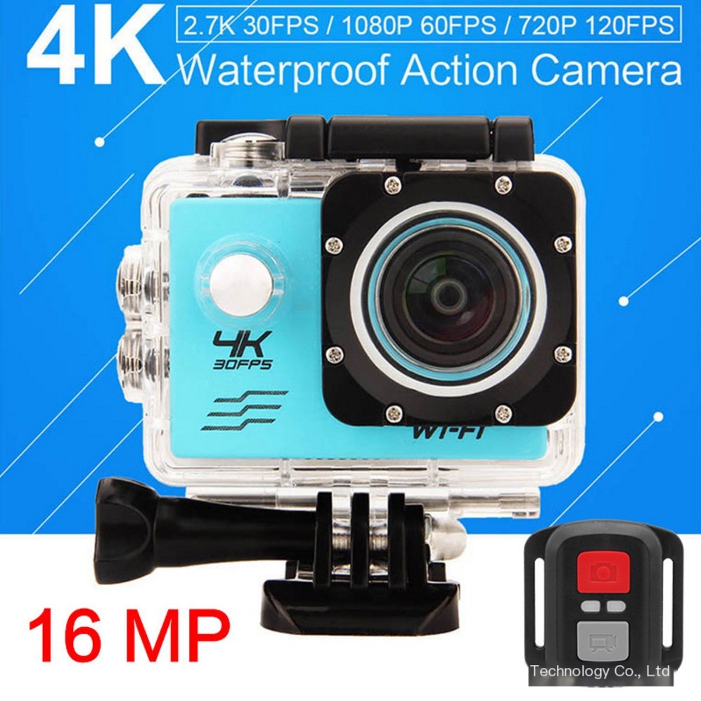 4K Action Camera SJ8000R – Waterproof 30m, 2.4G Remote, WiFi & Wide-Angle Lens