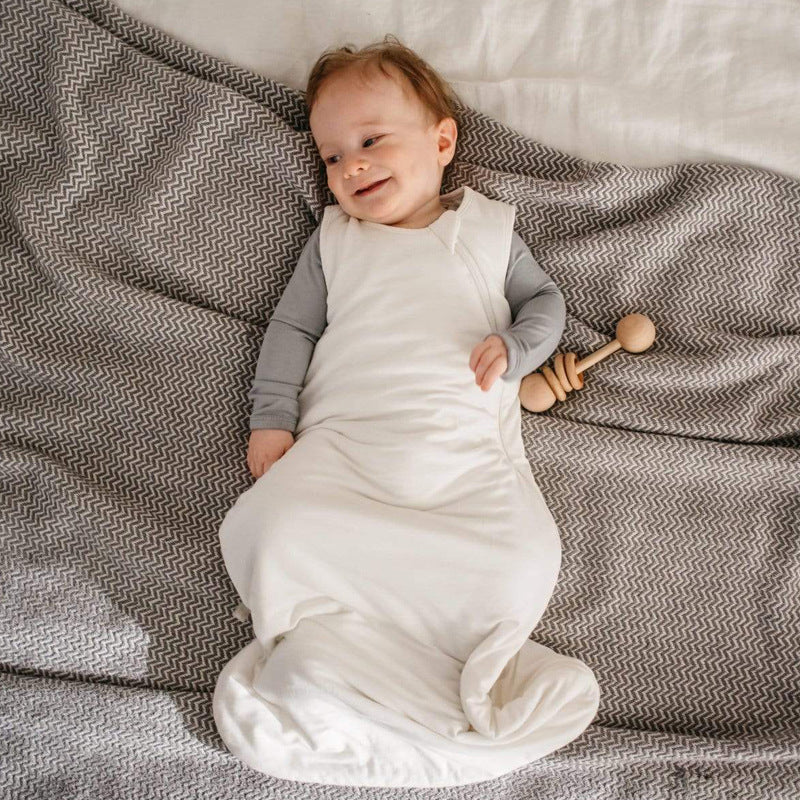 Bamboo Fiber Baby Sleeping Bag – All-Season Anti-Kick