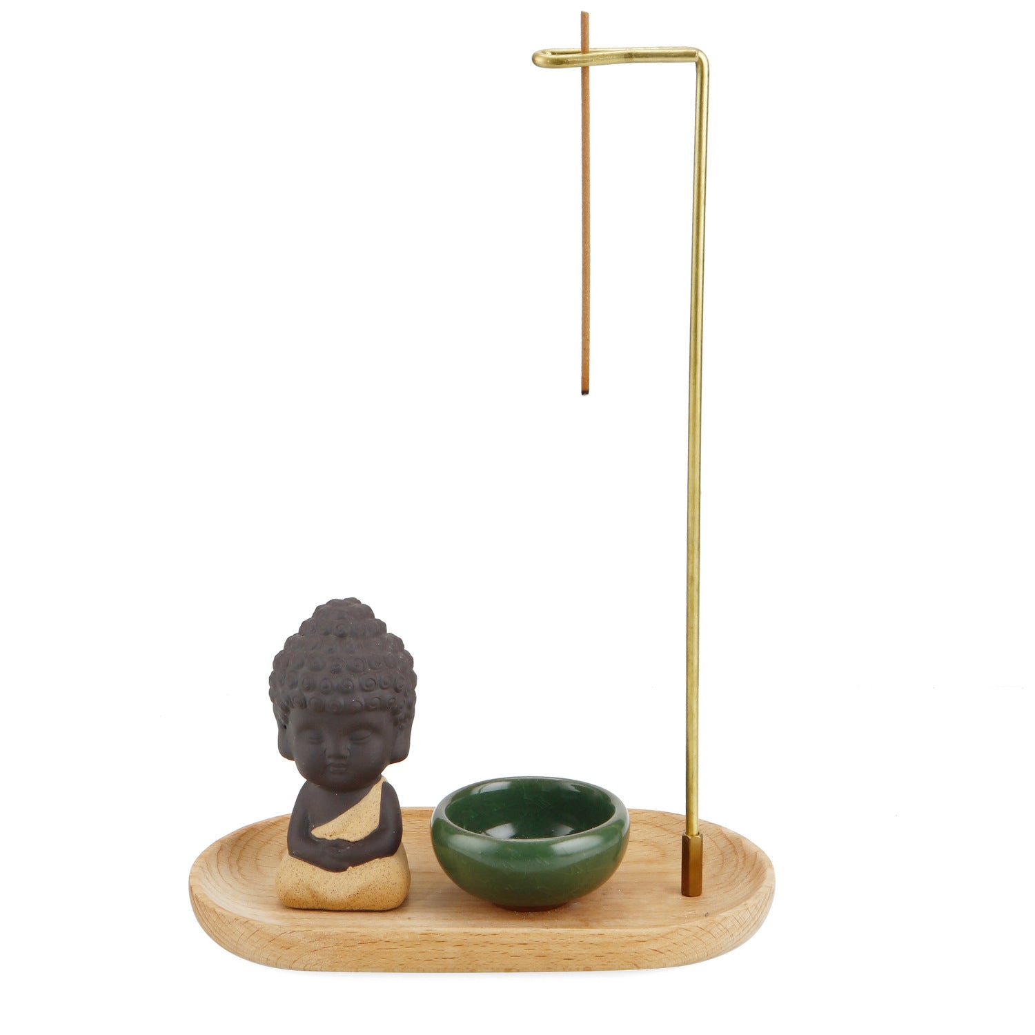 Ceramic Incense Holder Set – 3-Piece, Zen Style
