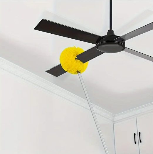 Extendable Feather Duster with 360° Dust Sweeping Action