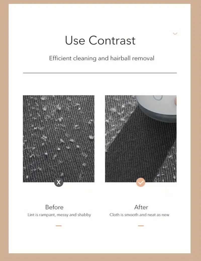 Compact USB Lint Cleaner for Clothes