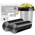 Laviu Essential 4-Gallon Black Trash Bags - 100 Count