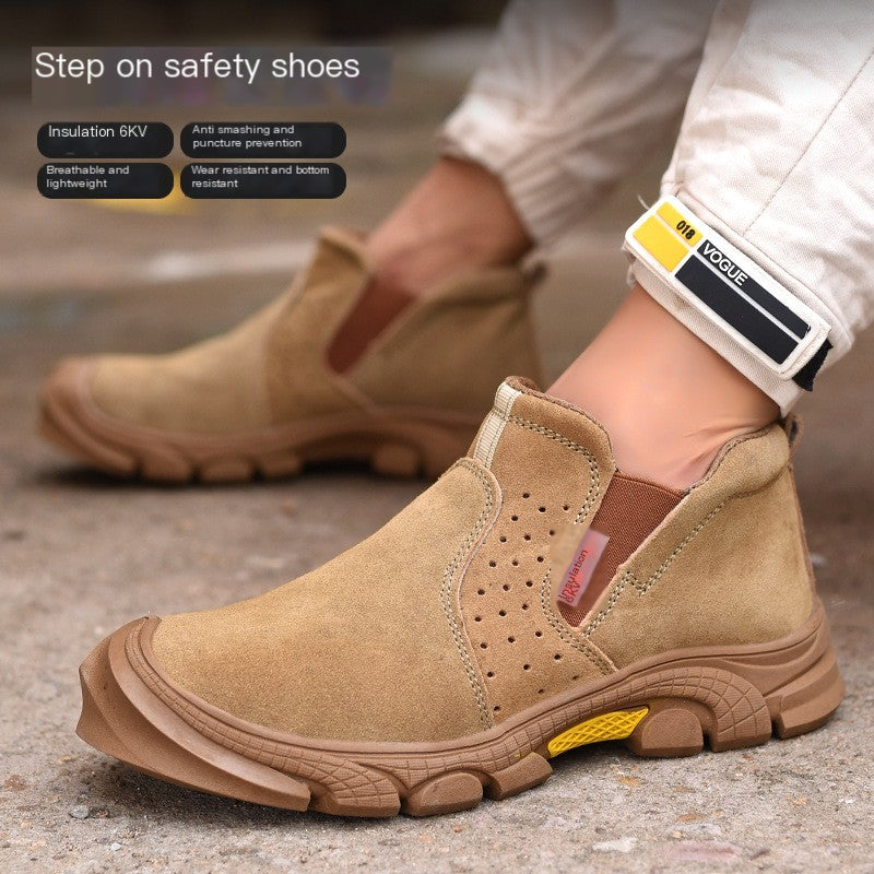 Insulated Cowhide Safety Shoes | Welding & Electrical Work Boots