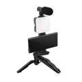 Desktop Ring Fill Light with Microphone – LED Beauty Light for Video Calls & Streaming