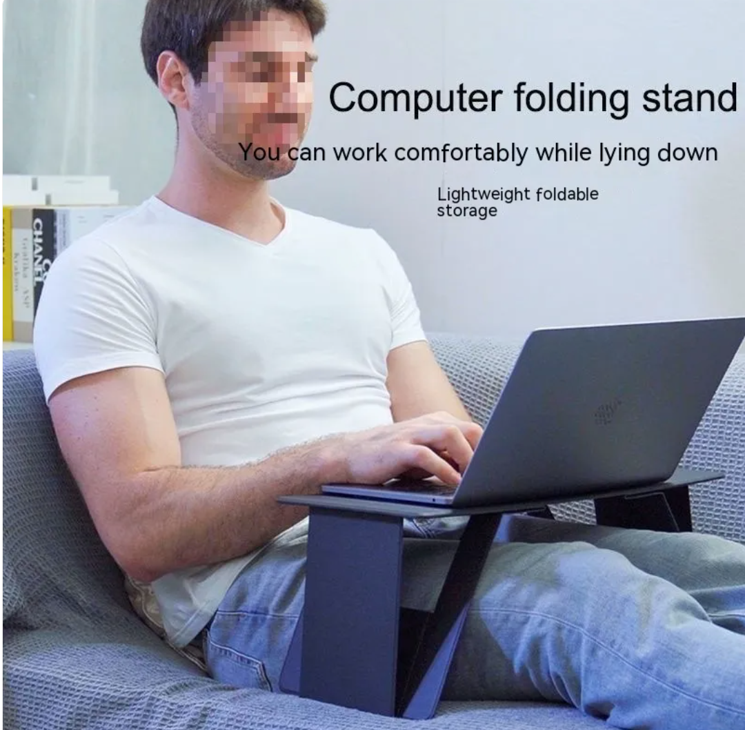 Foldable Wood Laptop & Tablet Stand