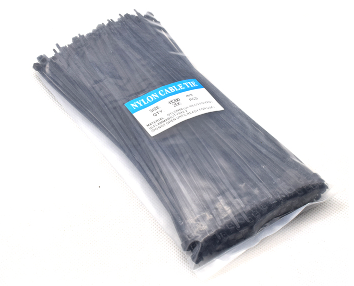 Nylon Cable Ties – 200mm, 100 Pack, UL Certified