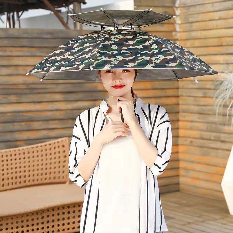 Umbrella Hat – Hands-Free Sun & Rain Head Umbrella