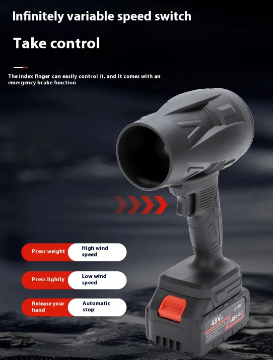 Cordless Rechargeable Hair Dryer – 5500mAh, EU Plug