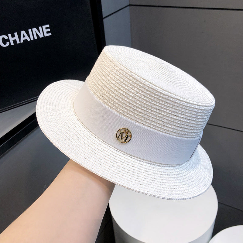 Women's Wide Brim Straw Hat – French Style Sun Hat