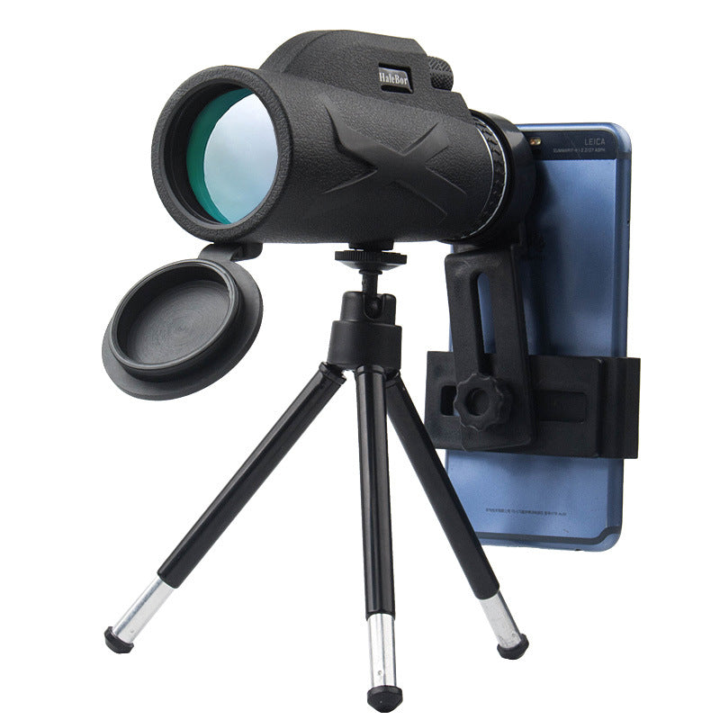 12x Monocular Telescope with Phone Clip – HD Zoom for Stargazing & Outdoor Adventures